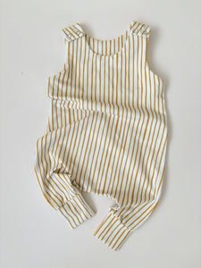 sunshine stripe romper (0-6 months)