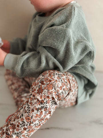 sage terry sweatshirt - Sadie:Baby UK