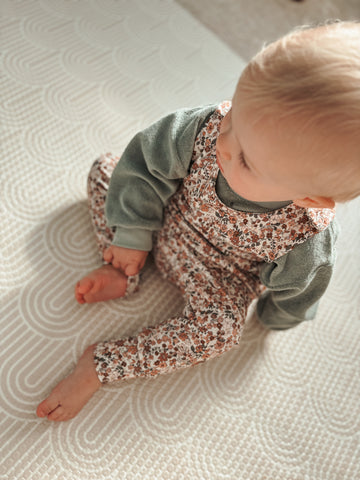 floral jersey dungarees - Sadie:Baby UK