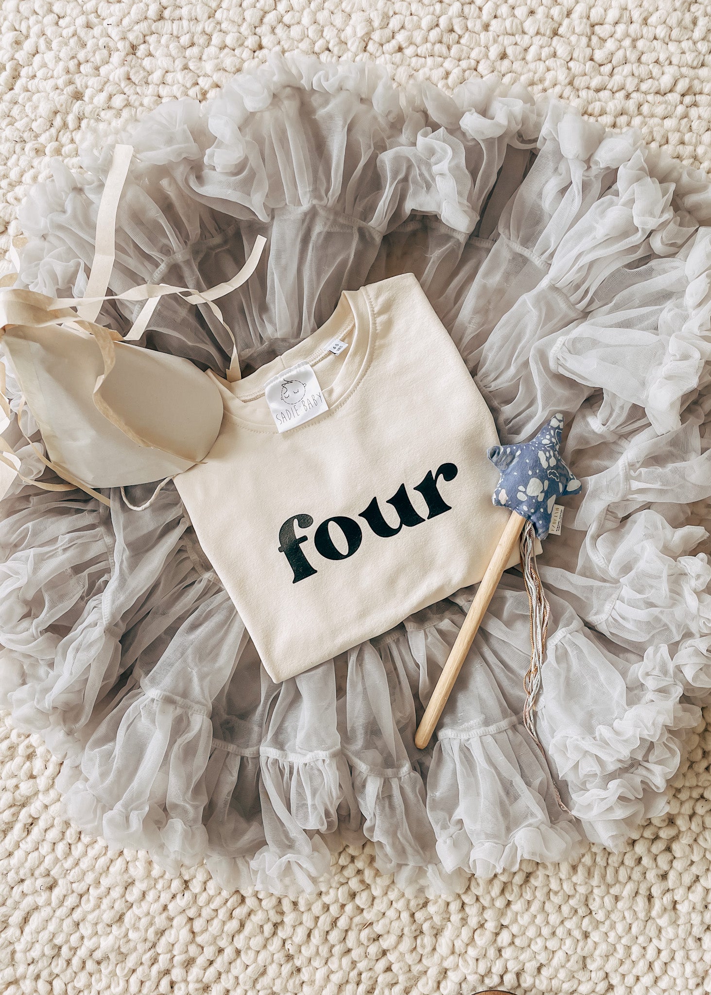 birthday t-shirt | four - Sadie:Baby UK