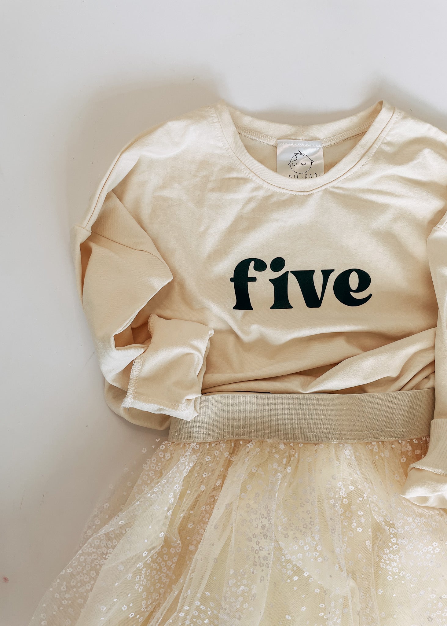 birthday t-shirt | five - Sadie:Baby UK