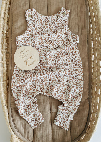 leopard romper (12-18 months)